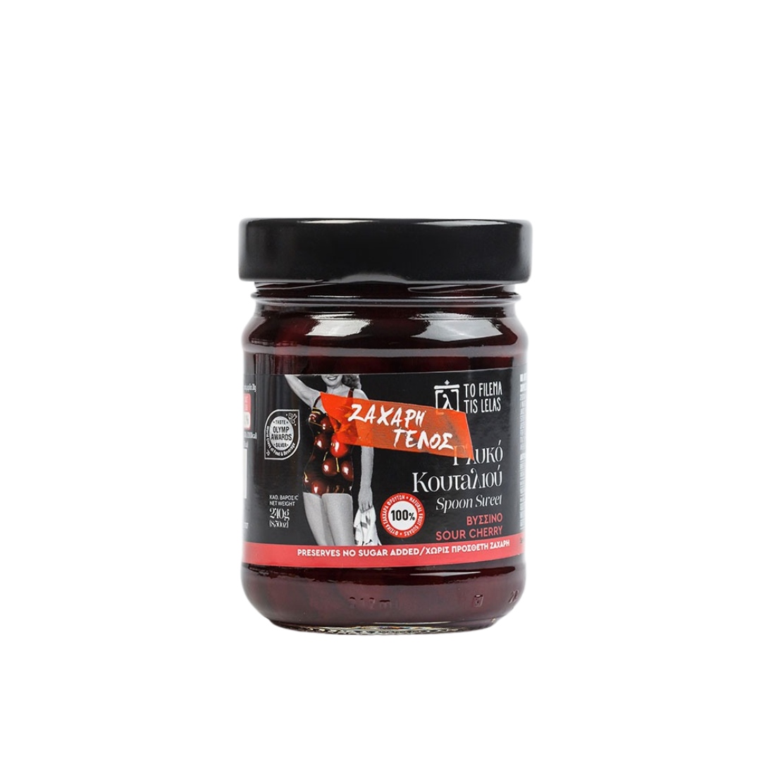 To Filema Tis Lelas Γλυκό Βύσσινο χωρίς προσθήκη ζάχαρης