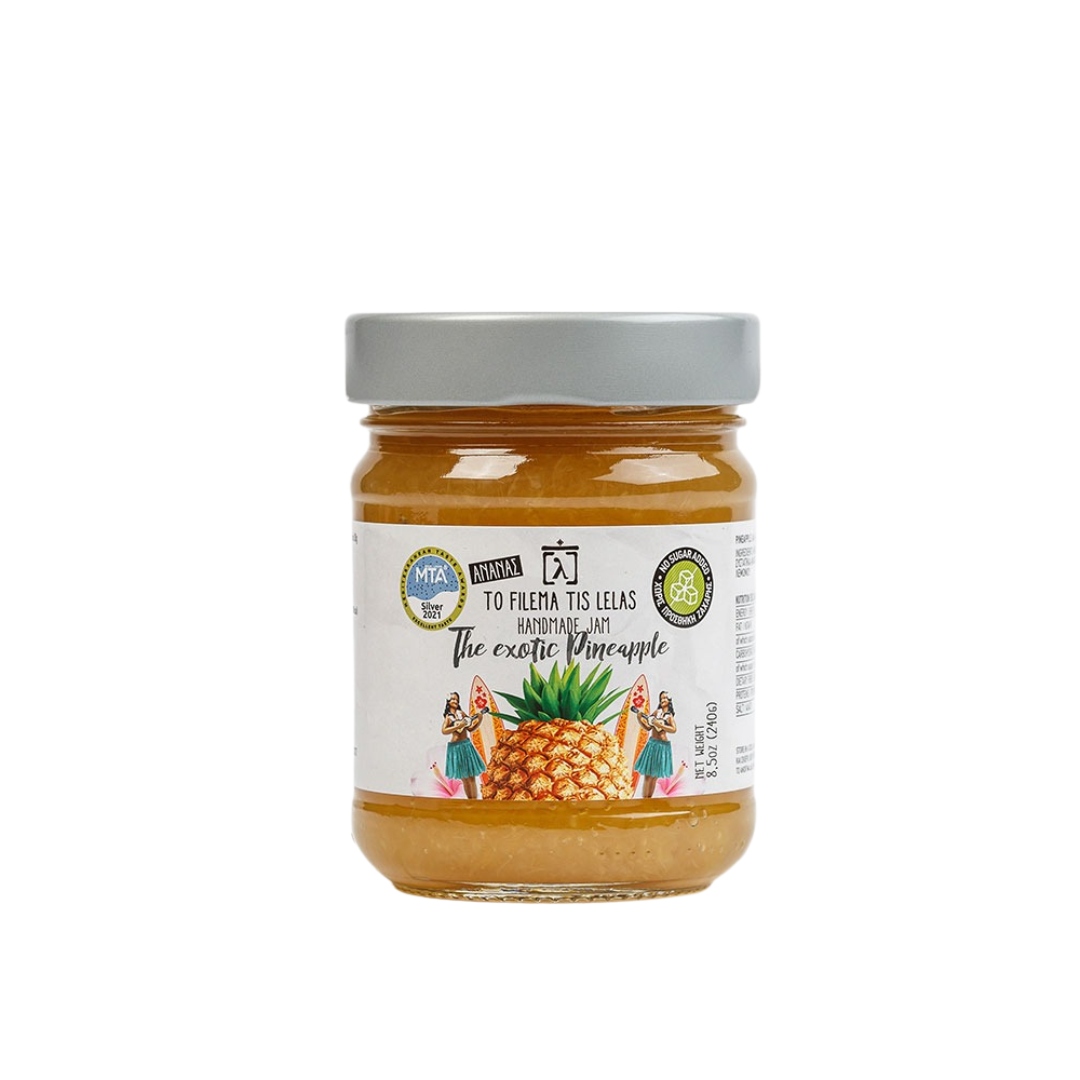To Filema Tis Lelas Μαρμελάδα Ανανάς χωρίς προσθήκη ζάχαρης “The Exotic Pineapple”