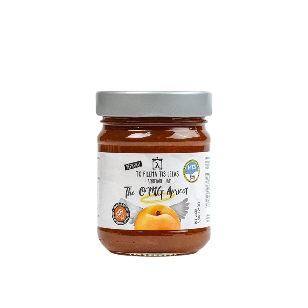To Filema Tis Lelas Μαρμελάδα Βερίκοκο χωρίς προσθήκη ζάχαρης “The OMG Apricot
