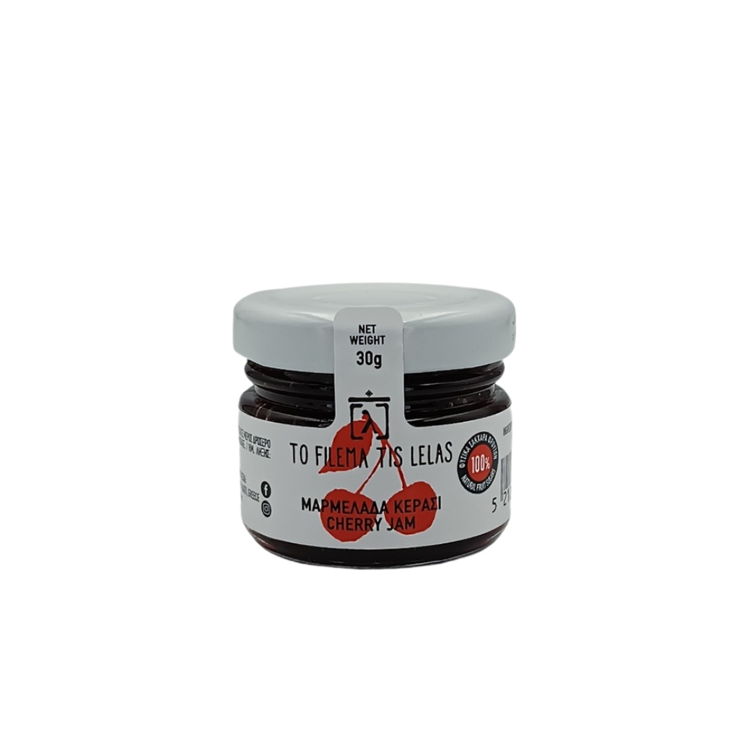 To Filema Tis Lelas Μαρμελάδα Κεράσι χωρίς προσθήκη ζάχαρης 30gr