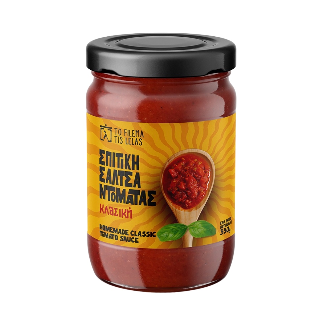 Σπιτική σάλτσα ντομάτας – Κλασική 350gr