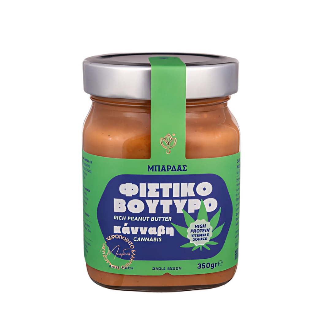 Φιστικοβούτυρο Μπάρδα με Κάναβη 220gr